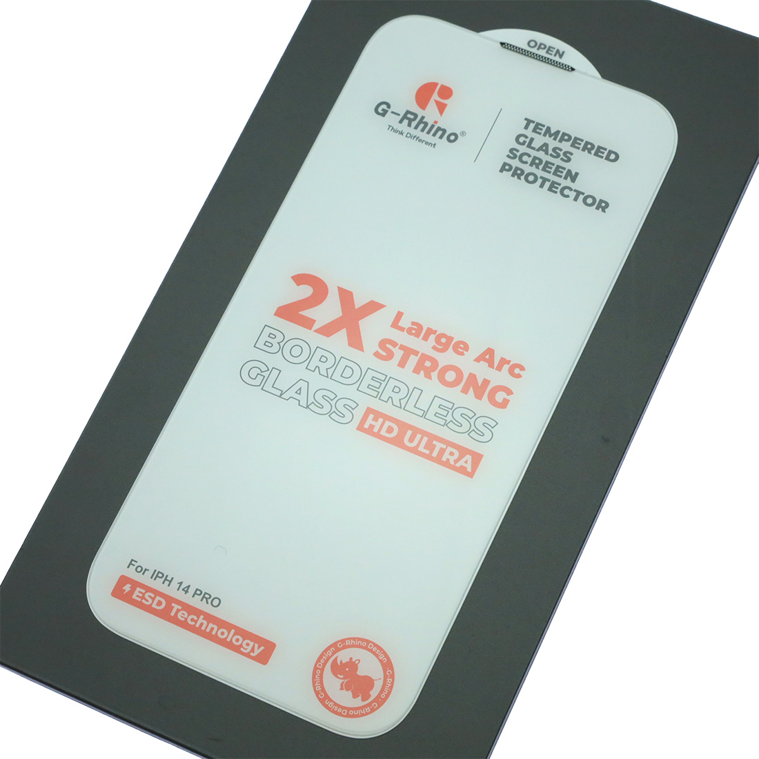Защитное стекло 6D G-Rhino 200C HD Ultra для APPLE iPhone 14 Pro (6.1"), с сеточкой на динамике, прозрачное (Тип 2) Защитное стекло 6D G-Rhino 200C HD Ultra для APPLE iPhone 14 Pro (6.1"), с сеточкой на динамике, прозрачное (Тип 2)