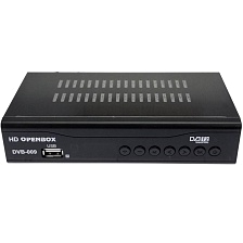 Цифровой эфирный приемник, ТВ приставка OPENBOX DVB-009, цвет черный