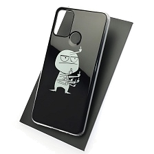 Чехол накладка Vinil для HUAWEI Honor 9A (MOA-LX9N), силикон, рисунок Человечек.