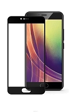 Защитное стекло 2D Full glass для Meizu 5C /тех.пак/ черный.