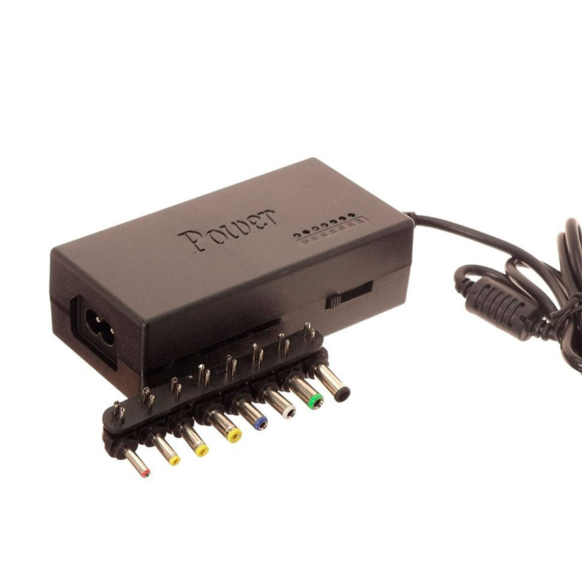 Блок питания универсальный Live-Power LP-508, 12V-24V, 150W, с переключателем, 8 переходников, цвет черный Блок питания универсальный Live-Power LP-508, 12V-24V, 150W, с переключателем, 8 переходников, цвет черный