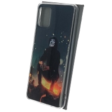 Чехол накладка для SAMSUNG Galaxy A51 (SM-A515), силикон, рисунок Гай Фокс