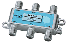 Антенный ответвитель (разветвитель) ТВ сигнала на 4 отвода 5-1000 MHz TLC TAH412F, затухание 12дБ