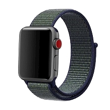 Ремешок для часов Apple Watch (38-40 мм), нейлон, цвет midnight fog.