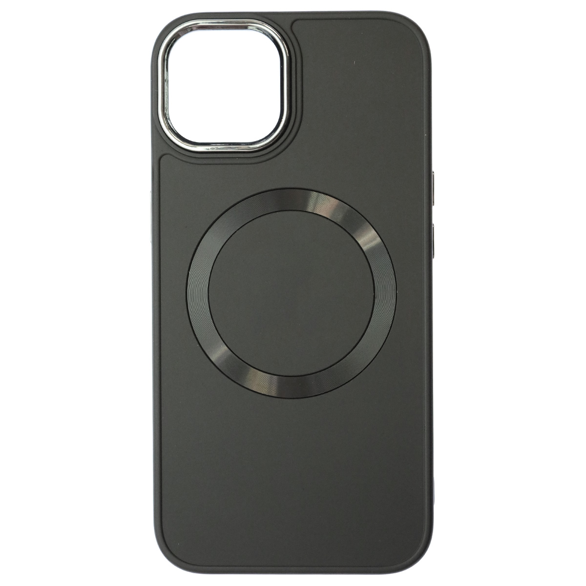 Чехол накладка с поддержкой MagSafe для APPLE iPhone 14 (6.1"), силикон, пластик, цвет черный