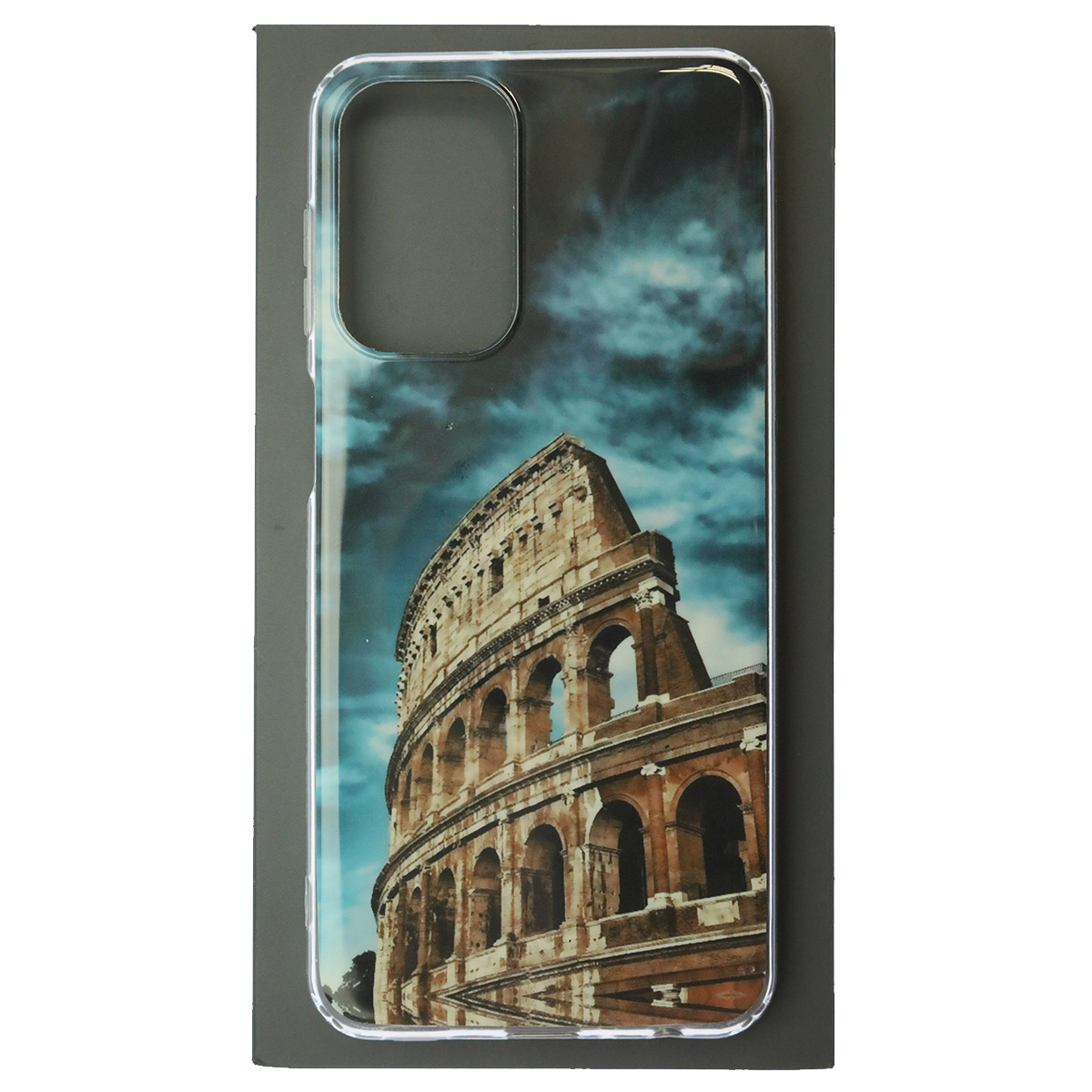 Чехол накладка для SAMSUNG Galaxy A23 4G, силикон, глянцевый, рисунок Колизей