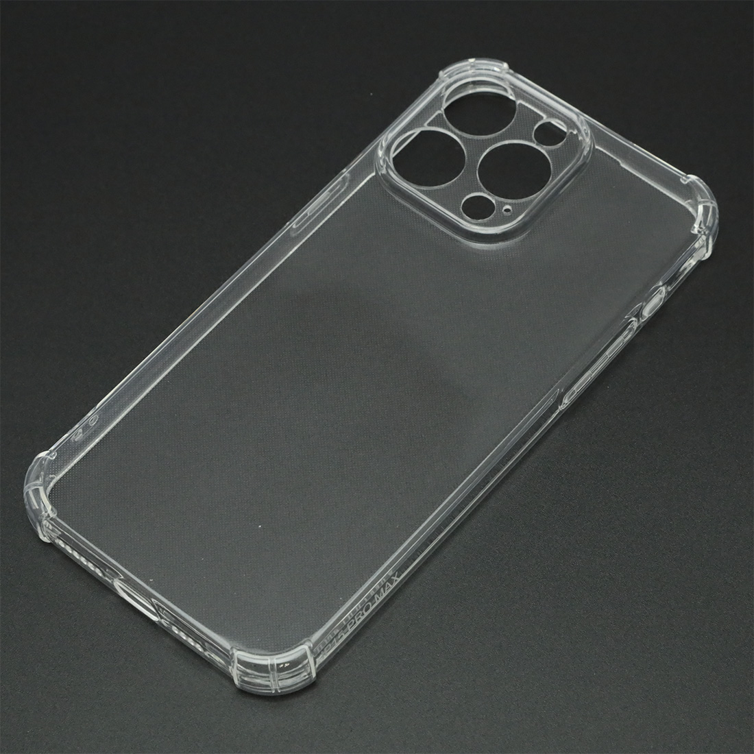 Чехол накладка для APPLE iPhone 15 Pro Max (6.7"), защита камеры, усиленные края, силикон, прозрачный