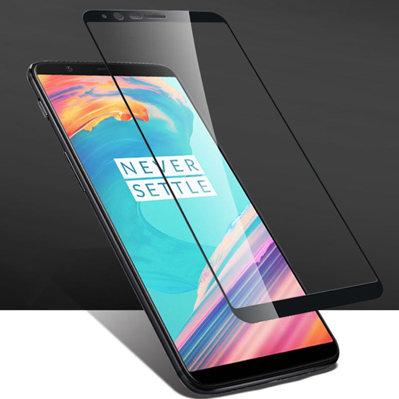 Защитное стекло Oneplus 5T Full glue 5D черное.