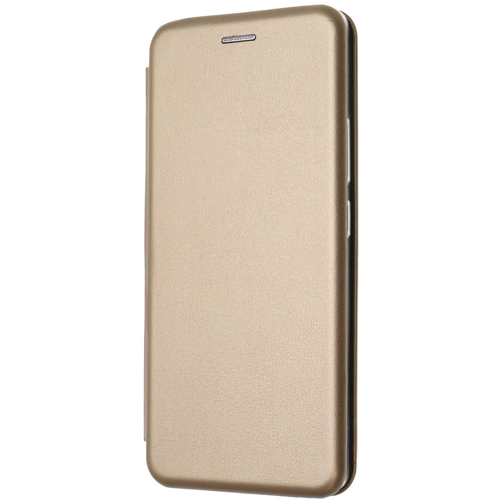 Чехол книжка STYLISH для TECNO Camon 40, экокожа, визитница, цвет золотистый