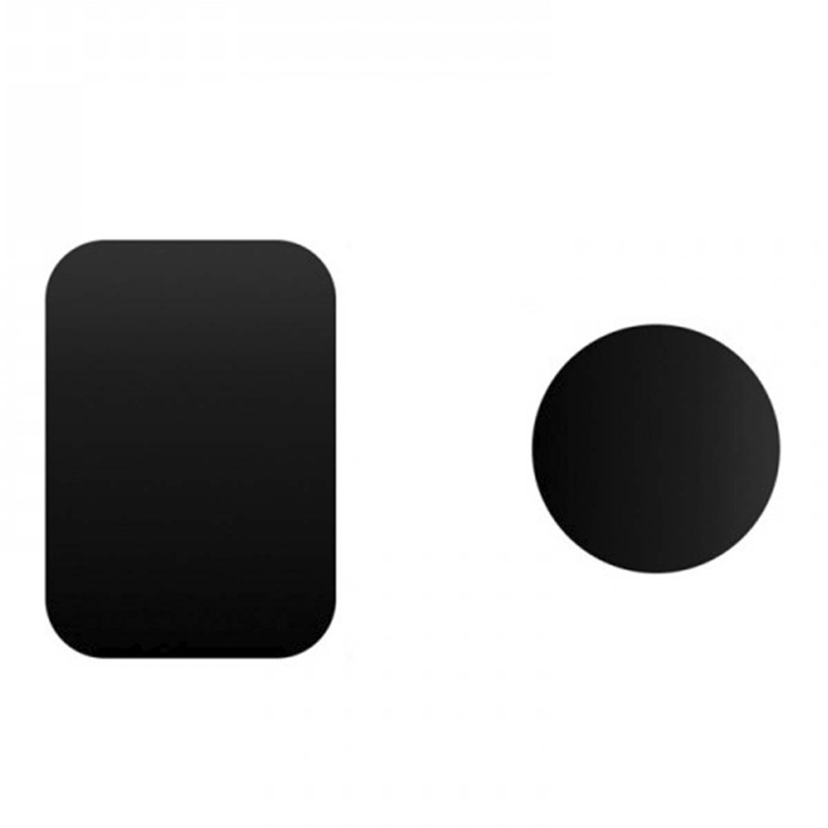 Металлические пластины на клеевой основе для магнитных держателей смартфонов, цвет черный