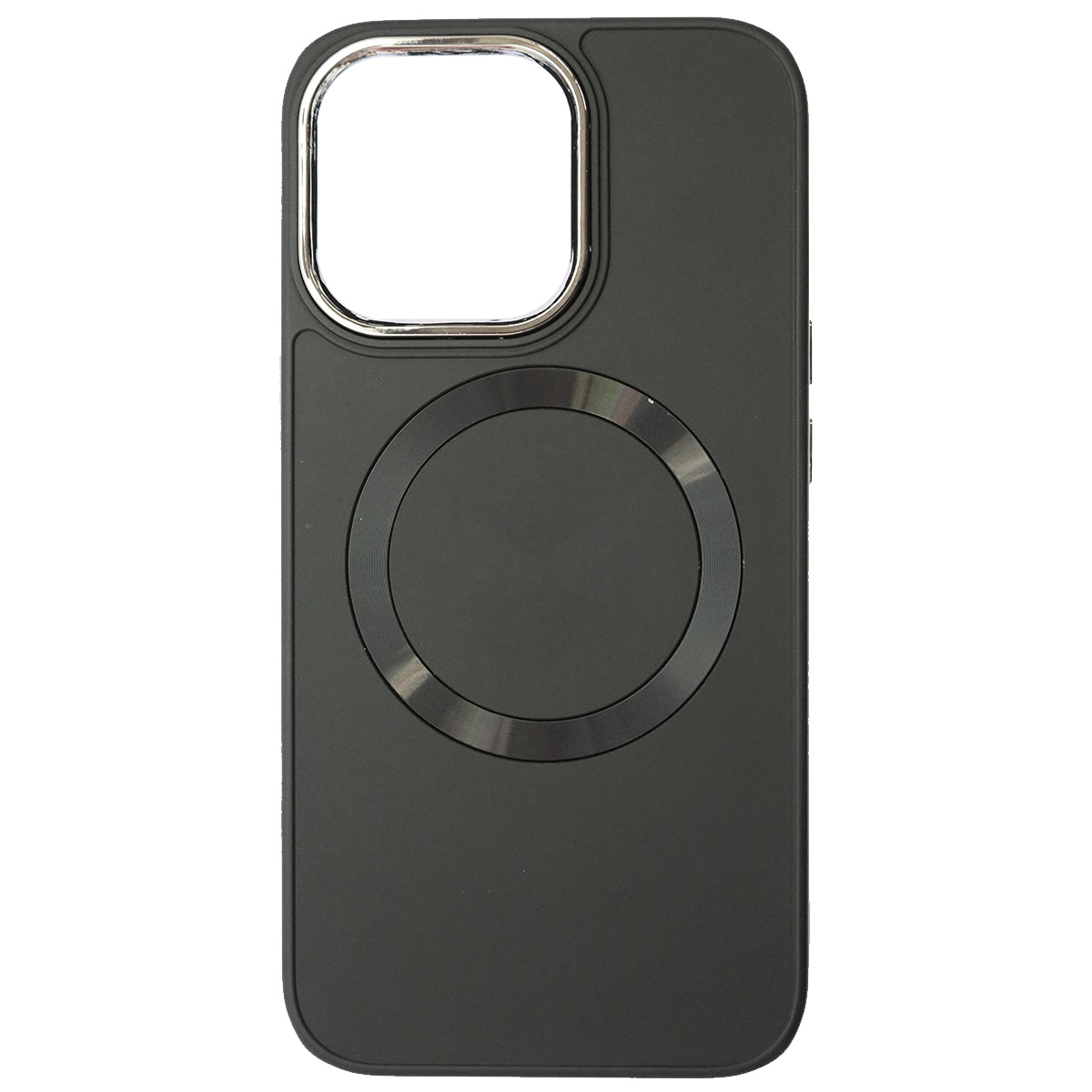 Чехол накладка с поддержкой MagSafe для APPLE iPhone 13 Pro (6.1"), силикон, пластик, цвет черный