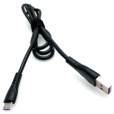 Кабель Micro USB R18, силикон, морозоустойчивый, длина 1 метр, цвет черный | Последняя цена