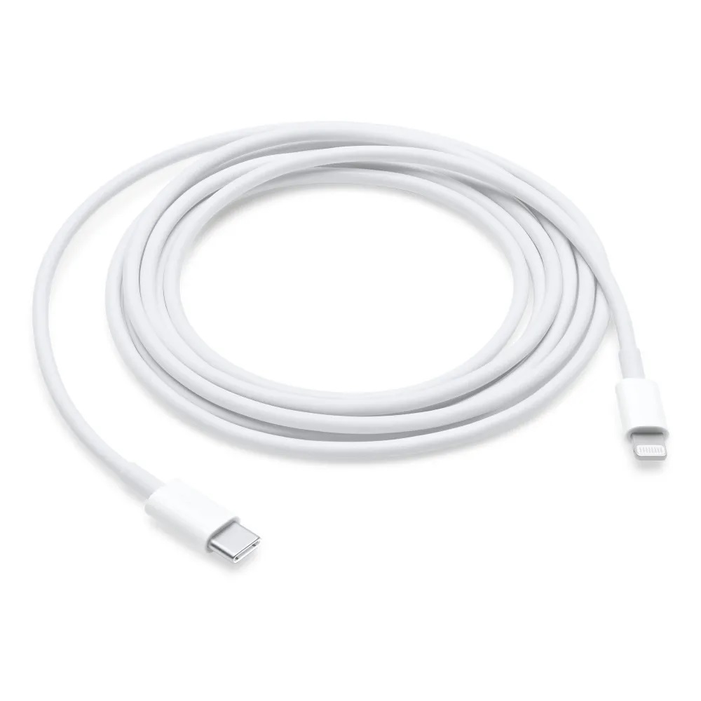 Кабель Apple MKQ42ZM/A Type-C на Lightning 8 pin, длина 2 метра, цвет белый