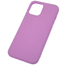 Чехол накладка для APPLE iPhone 12 Pro MAX (6.7"), силикон, цвет пурпурный