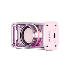 Портативная колонка Earldom ET-A31, Bluetooth, AUX, RGB подсветка, цвет прозрачно розовый