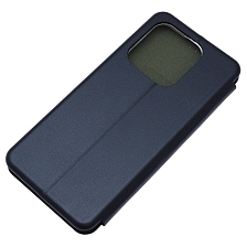 Чехол книжка STYLISH для Honor X7d, экокожа, визитница, цвет темно синий