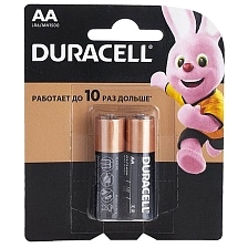 Батарейка DURACELL Basic LR6 AA BL2 Alkaline 1.5V Батарейка DURACELL Basic LR6 AA BL2 Alkaline 1.5V