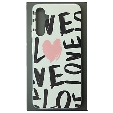 Чехол накладка для SAMSUNG Galaxy A05s, силикон, глянцевый, рисунок LOVE