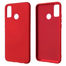 Чехол накладка Silicon Cover для HUAWEI Honor 9X Lite, силикон, бархат, цвет красный