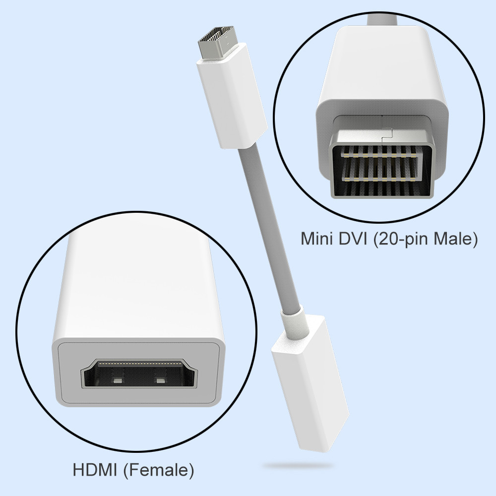 Адаптер (переходник) Apple Mini DVI на HDMI.
