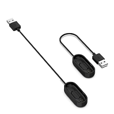 Зарядный кабель для XIAOMI Mi Band 4, тип колодка, цвет черный.