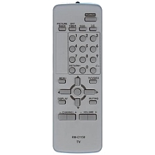 Пульт ДУ RM-C1150 для телевизоров JVC, цвет серый