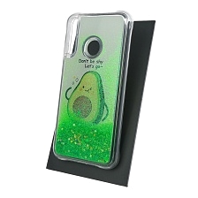 Чехол накладка TransFusion для HUAWEI Honor 9C, Honor P40 Lite E, силикон, переливашка, рисунок Авокадо Don't be shy Let's go.