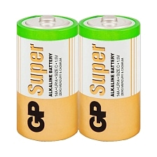 Батарейка GP Super LR14 C Shrink 2 Alkaline 1.5V Батарейка GP Super LR14 C Shrink 2 Alkaline 1.5V