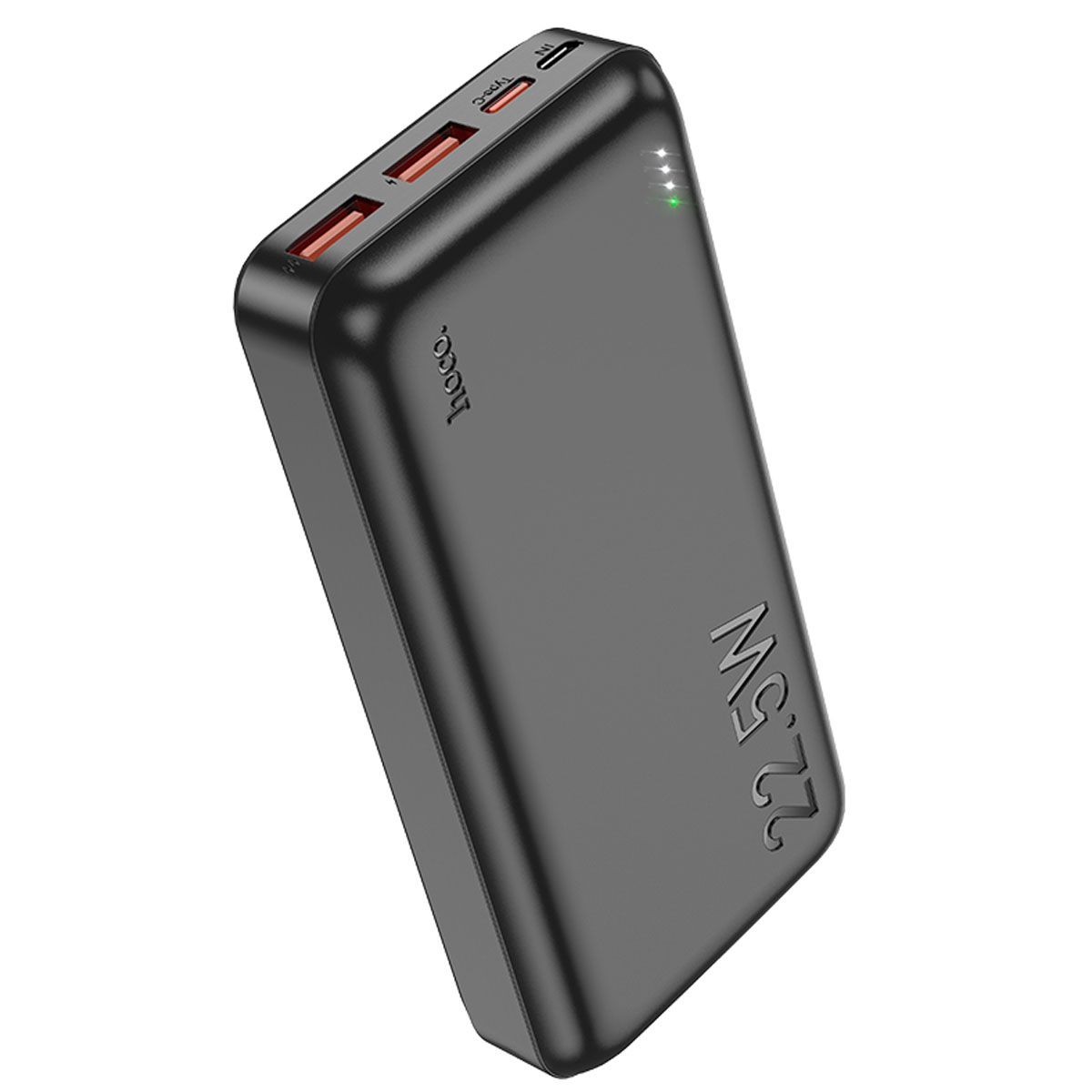 Внешний портативный аккумулятор, Power Bank HOCO J101A Astute, 20000 mAh, 22.5W, PD20W, QC3.0, цвет черный Внешний портативный аккумулятор, Power Bank HOCO J101A Astute, 20000 mAh, 22.5W, PD20W, QC3.0, цвет черный
