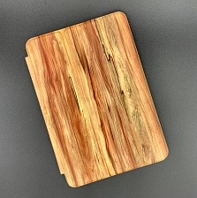 Чехол-книга SMART CASE для Apple iPad PRO 2 (9,7") фирменный дизайн, принт рисунок под дерево, цвет красный.