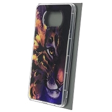 Чехол накладка для XIAOMI POCO X3, POCO X3 Pro, силикон, рисунок Злой тигр Чехол накладка для XIAOMI POCO X3, POCO X3 Pro, силикон, рисунок Злой тигр