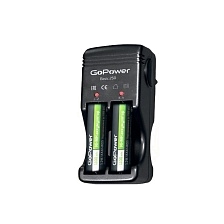 Зарядное устройство для аккумуляторов GoPower Basic 250 Ni-MH/Ni-Cd, 4 слота, цвет черный