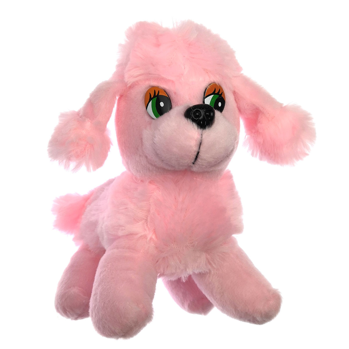 Игрушка собачка Пудель, цвет розовый