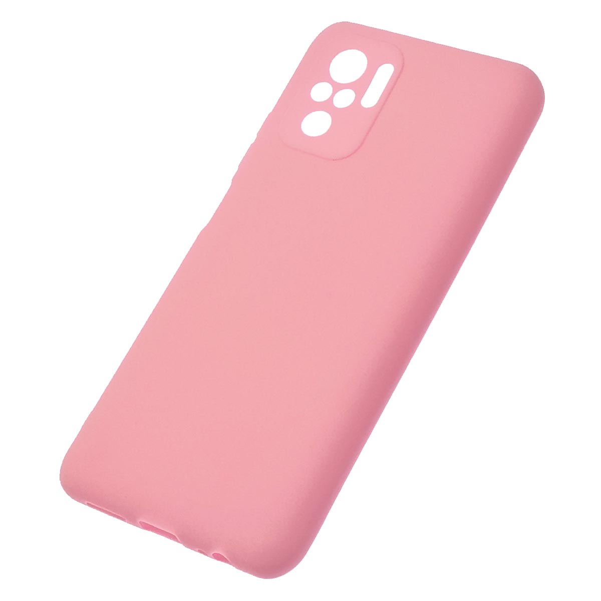Чехол накладка SOFT TOUCH для XIAOMI Redmi Note 10, Note 10S, POCO M5s, силикон, матовый, цвет розовый