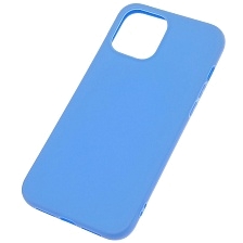 Чехол накладка для APPLE iPhone 12 Pro MAX (6.7"), силикон, цвет васильковый