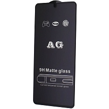 Защитное стекло AG Matte Glass для XIAOMI Redmi Note 11, Redmi Note 11S, Redmi Note 12S, Poco M4 Pro 4G матовое, цвет окантовки черный