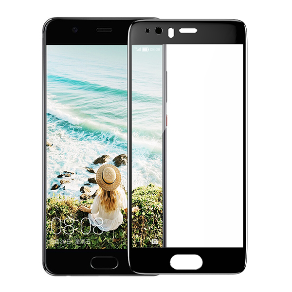 Защитное стекло 2D Full glass для Huawei P10 plus /тех.пак/ черный.