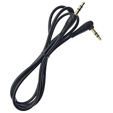 AUX-кабель MRM AX05, угловой, длина 1 метр, цвет черный