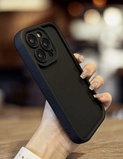 Чехол накладка MM98 для APPLE iPhone 13, защита камеры, силикон, цвет черный