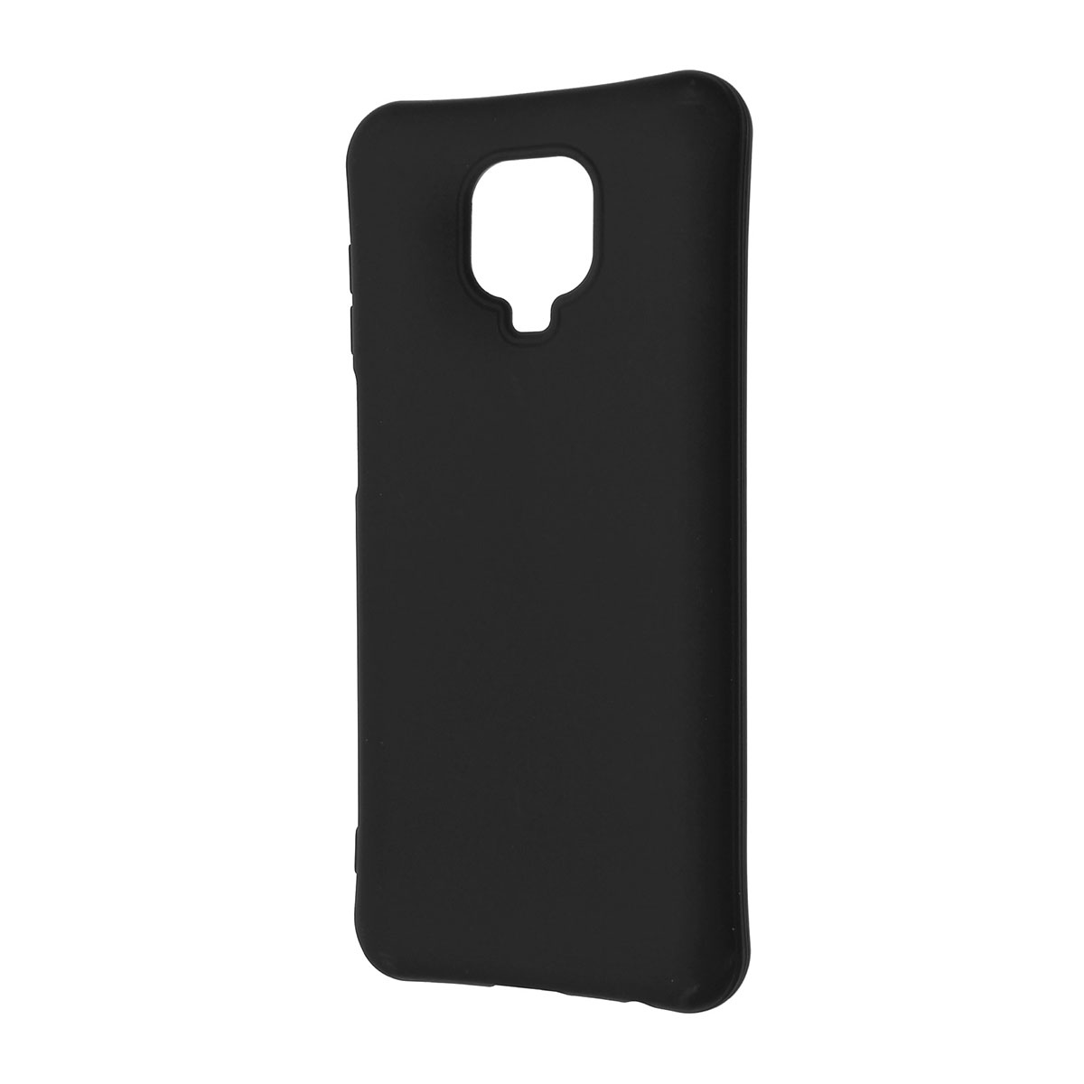 Чехол накладка SLIM MATTE для XIAOMI Redmi Note 9 Pro, Redmi Note 9, силикон, матовый, цвет черный.
