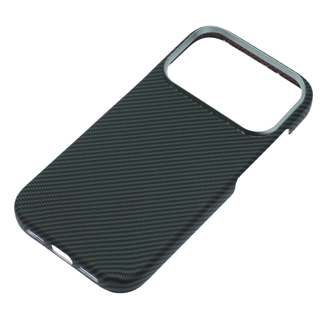 Чехол накладка Casesh с поддержкой MagSafe для APPLE iPhone 17 Pro, карбон, цвет черный