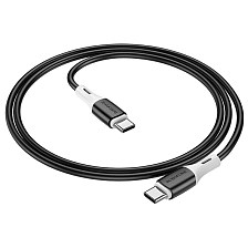 Кабель BOROFONE BX79 USB Type C на USB Type C, 60W, длина 1 метр, цвет черный Кабель BOROFONE BX79 USB Type C на USB Type C, 60W, длина 1 метр, цвет черный