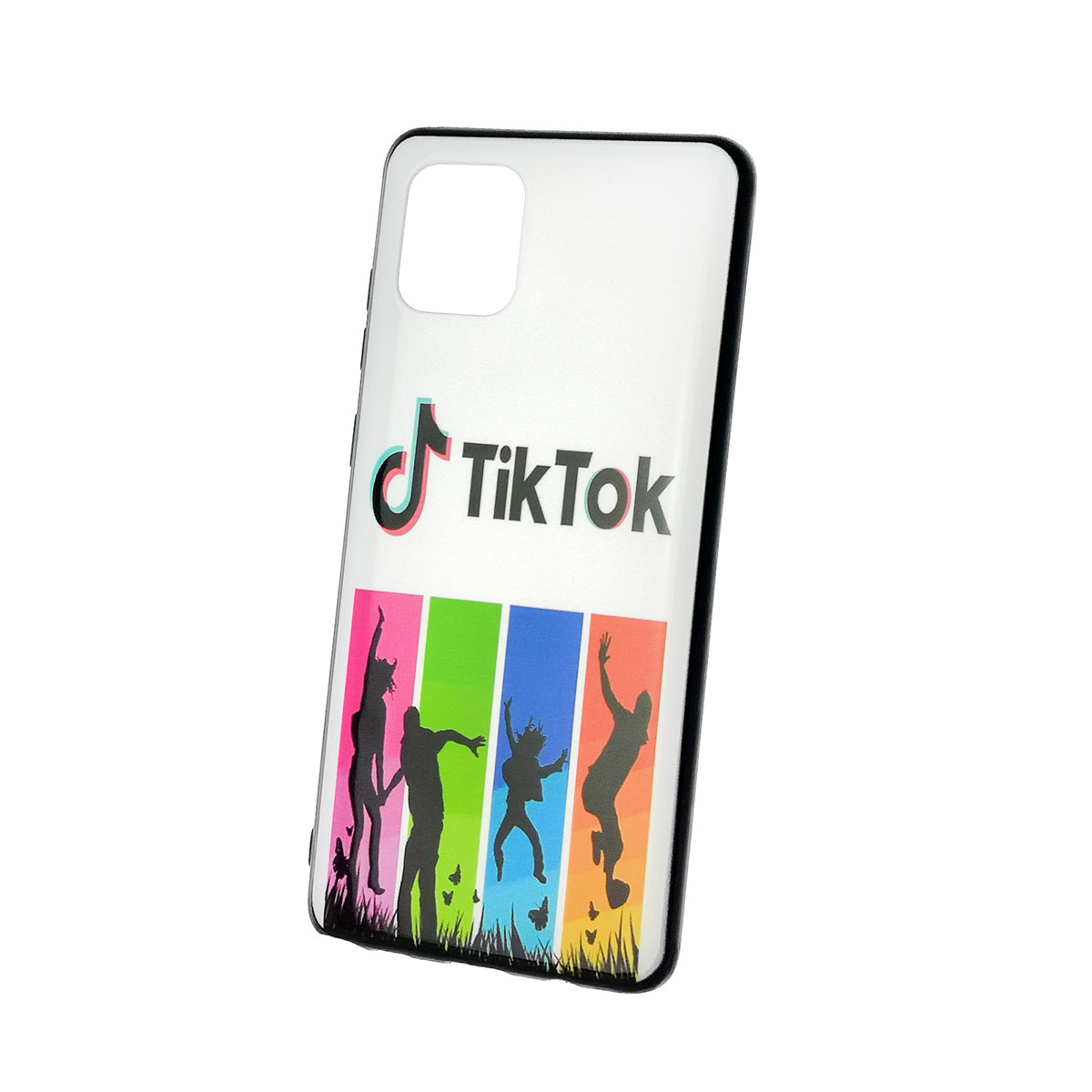 Чехол накладка для SAMSUNG Galaxy A81 (SM-AN815F), Note 10 Lite (SM-N770), силикон, рисунок TikTok танцы.