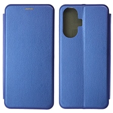 Чехол книжка STYLISH для Realme C55, экокожа, визитница, цвет синий Чехол книжка STYLISH для Realme C55, экокожа, визитница, цвет синий