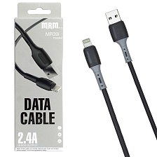 Кабель MRM MR39i i6 Lightning 8 pin, 2.4А, длина 1 метр, силикон, цвет черный