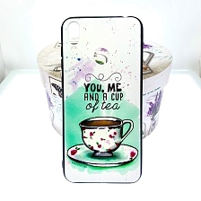 Чехол накладка BRF для HUAWEI Honor 8C, силикон, рисунок Чашка на блюдце.