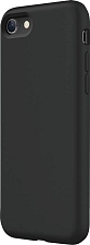 Чехол накладка Silicone Case для APPLE iPhone 7, iPhone 8, iPhone SE 2020/2022, L-ogo, бархатная подложка, цвет черный