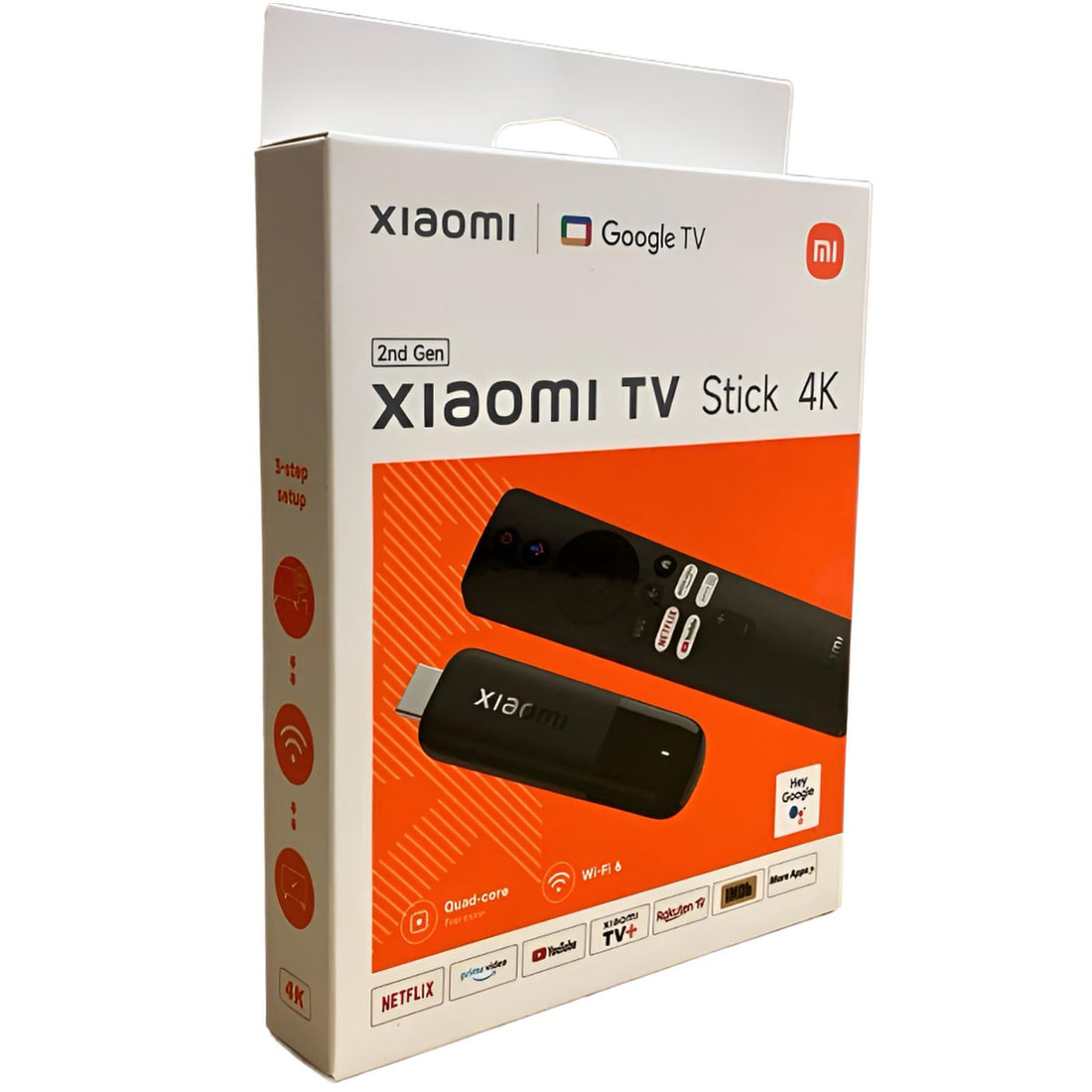 Смарт-ТВ (Smart-TV) приставка XIAOMI TV Stick 4K 2nd Gen 2GB RAM, 8GB ROM, Bluetooth, Wi-Fi 6, цвет черный