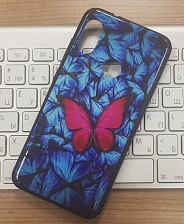 Чехол накладка для XIAOMI REDMI 6 PRO, MI A2 LITE, силикон, рисунок бабочка.