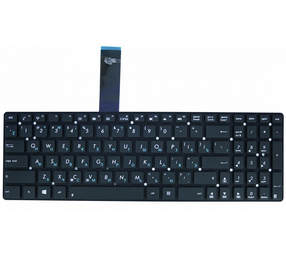 Клавиатура для Asus K55 A55 (черная).